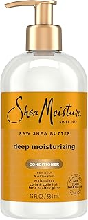 Shea Moisture SheaMoisture Raw Shea Butter Conditioner for Curly Hair 13oz | For dry, curly hair - restores moisture and softness with Raw Shea Butter, Sea Kelp and Argan Oil.