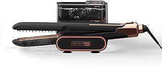 INFINITIPRO by CONAIR Steam Therapy Flat Iron, 1 1/2-inch Hair Straightener