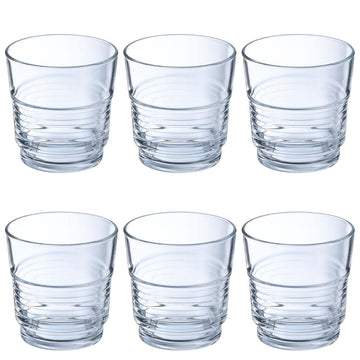 Spirale FB25 Stackable tumbler 250ml by Arcoroc – 8.5 Ounces, 25.0 centiliters, Glass, 6 Count (Pack of 1), Model ARC 58057