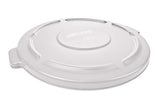 Rubbermaid Commercial Brute Heavy-Duty Round Waste/Utility Container by Rubbermaid Commercial Products – 10 gallon, 38.0 liters, Plastic, White, Model FG260900WHT