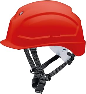 Uvex Pheos S-KR Safety Helmet - Construction Helmet with 4-Point Chin Strap and Ventilation Holes