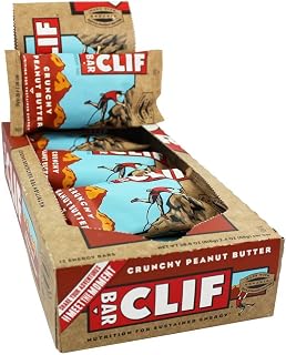 CLIF Bar Energy Bar, Crunchy Peanut Butter, 2.4 Ounce, 12/Box, Sold As 1 Box