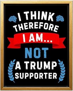 InkFlow Posters Critical Thinking Canvas Poster - Bold Rational Thought Typography Illustration Art - Modern Graphic Print - Statement Wall Decor - 18x24 Gold Framed Canvas Print