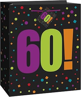 Unique Party Large Birthday Cheer 60th Birthday Gift Bag