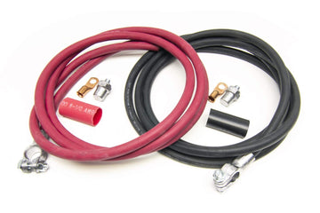 Performance Battery Cable Kit with 8' Cables by Painless – Stock, Black, Model 40107