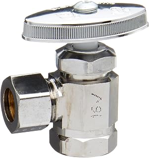 BrassCraft 1/2 in. FIP Inlet x 1/2 in. O.D. Compression Outlet Multi-Turn Angle Valve