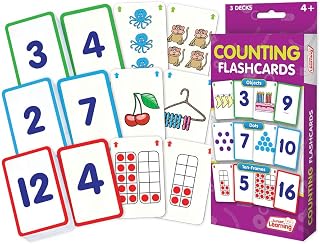 Junior Learning JL210 Counting Flashcards Medium