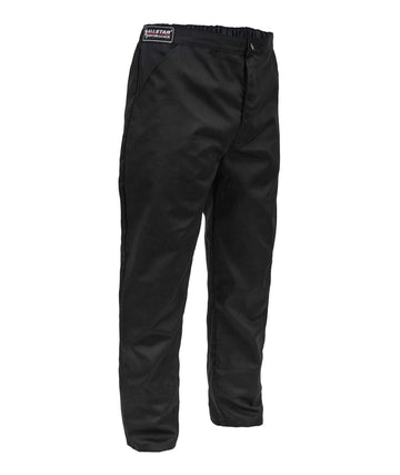 Driving Pants - SFI 3.2a/1 - Single Layer - Fire Retardant Cotton - Black - 2X-Large - Each by Allstar Performance – Black, Model All931216
