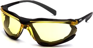 Pyramex Proximity Safety Glasses Eye Protection, Amber H2X Anti-Fog