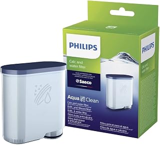AquaClean Water Filter for Coffee Machines, No Descaling 5000 Cups | Protects your coffee machine, reduces limescale, prolongs machine life, 1 filter, for Philips & Saeco machines (CA6903/10)