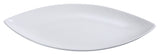 Fuji Oval Plate by Yanco – Large, Porcelain, Bone White, Pack of 12, Model FU-211