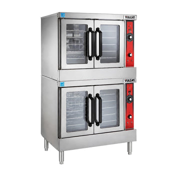 Hart Double Deck Electric Convection Oven by VULCAN – 0.97 cubic feet, Stainless Steel, Stainless Steel,Silver, Model VC44ED