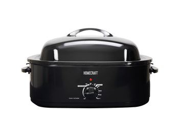 Homecraft Roaster Oven, 18 Quart, Black