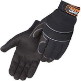 Liberty Glove & Safety 0916BK/XL Lightning Gear 1stKnight Premium Simulated Leather Mechanical Glove with Hook and Loop Closure, X-Large, Black (Pack of 1 Pair)