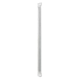 Wrapped Jumbo Straws by Boardwalk – 7 3/4 inches, Polypropylene, Black