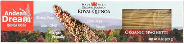 Andean Dream Gluten Free Organic Spaghetti Quinoa Pasta - Case of 12-8 oz.