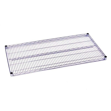 J2430C - 24 in x 30 in Chromate Finished Wire Shelf by Olympic – Commercial Grade
