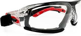MAGID AcuSpex Frameless Clear Safety Glasses,TurboDry Strap, ESX4020