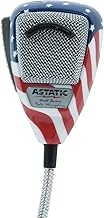 Astatic 302-10309 Stars N' Stripes Noise Canceling 4-Pin CB Microphone