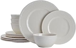 Mikasa Italian Countryside 12 Piece Melamine Outdoor Dinnerware Set, Service for 4