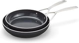 Demeyere AluPro 5, Ceramic 2-pc Aluminum Nonstick Fry Pan Set, 9.5" and 11", Ceramic Nonstick Coating, Lightweight Construction, Compatible with all Cooking Surfaces