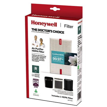 True HEPA Replacement Filter by Honeywell – 1 Count (Pack of 1), Paper, Model HRF-R1C