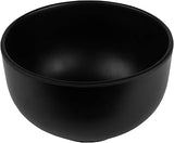Elite Global Solutions JW443-B Round Bowl, 5 1/4" Dia. x 3" h., Melamine, Black (Pack of 6) | Dishwasher safe, Shatterproof, Restaurant service, Great for Salads, Sides, Pasta and Shared Dishes