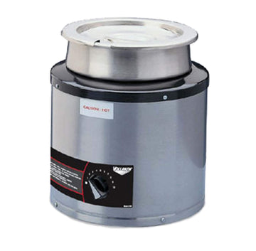 Cayenne® 4-1/8 qt. Round Food Warmer Package by Vollrath – 4.125 quarts, Aluminum, Silver, Model 72430