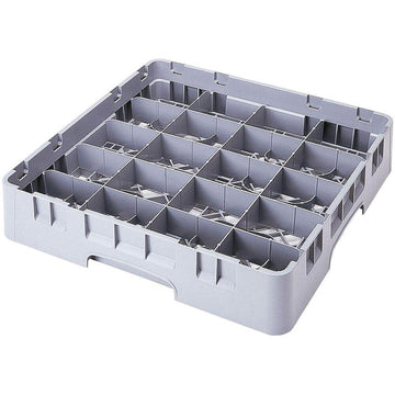 Camrack Polypropylene Cup Rack with 20 Compartments by Cambro – 20-Compartment, Plastic, Soft Gray, Model 20C258151