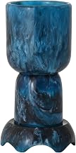 TOV Furniture Platform Blue Swirl Resin Kiddush Cup
