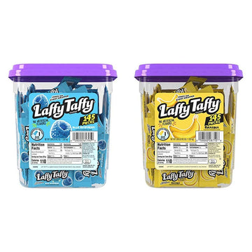 Candy Blue Raspberry and Banana Flavors by Laffy Taffy – 145 Count (Pack of 1), Blue