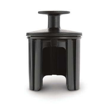 EZ Mount Garbage Disposal Batch Feed Stopper by Waste King – Plastic, Black, Model 1028