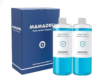 MAMADOU Foam Shield Liquid For Smart Toilet 480ml 2Pack Splash Proof Deodorizing Foaming Agent Powerful Stain-Resistant Special Toilet Bowl Cleaner For Fresh Bathroom