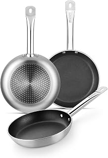 Monix Professional Frying Pan Set 20|24 28 cm Non-Stick Suitable for All Hobs and Induction
