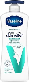 Vaseline Sensitive Skin Relief Body Lotion, 20.3 Fl Oz