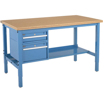 72" W x 36" D Workbench by Global Industrial – Steel, Blue, Model 319265BL