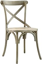 Modway Gear Dining Side Chair in Gray