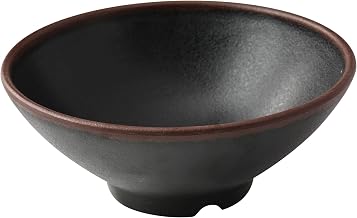 Yanco NA-607 Nature Art Ramen Bowl, 7"" X 2 3/4"" RAMEN BOWL 26 OZ, Melamine, White, Pack of 36