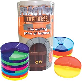 Junior Learning Fraction Fortress - Math Board Game for Kids