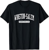 Winston-Salem NC J03 Vintage Athletic Sports Design T-Shirt