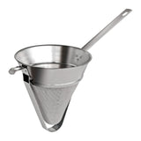 8" Strainer with Extra Fine Mesh & Hook by Louis Tellier – Stainless Steel, Silver, Model 814410
