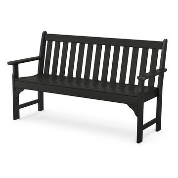 POLYWOOD Bench, 60 1/2" Wide - Black