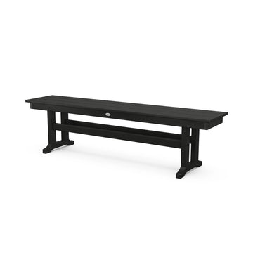 POLYWOOD PL36 Bench, 65" Wide - Black