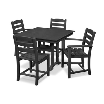 POLYWOOD PWS436-1 Table, 37 5/8" Wide - Black
