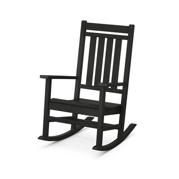 POLYWOOD Rocking Chair, 26 1/4" Wide - Black
