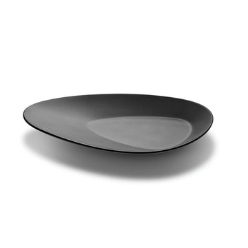 Rosseto Forme Melamine Platter, 12 7/8" x 12 7/8", 3/Case - Black White