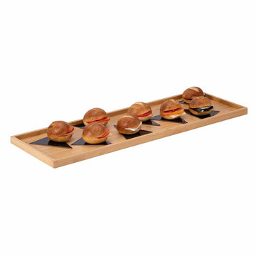 Rosseto SkyRize Bamboo Display Shelf, 8 1/2" x 25 13/16" - Beige