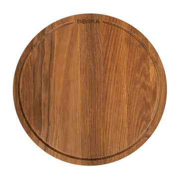 Boska USA Corp 320532 Friends Serving Board, 13 7/16" Diameter, Brown - Default Title