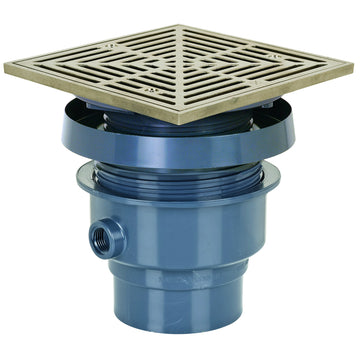 Sioux Chief 832-36PNQ Floor Drain, 7" x 7" - Default Title