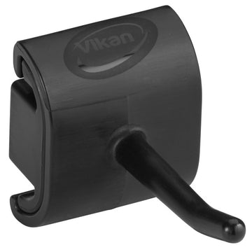 Vikan Plastic Wall Bracket, 3 1/8" x 1 5/8" - Black